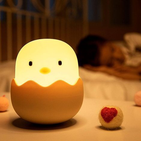 Veilleuse pour Enfants, Veilleuse Rechargeable USB, Veilleuse pour Enfants avec Fonction de Gradation Tactile (1/4)