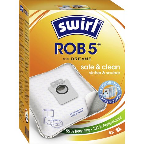 Swirl ROB 5 EcoPor Staubsaugerbeutel 4 St. (1/3)