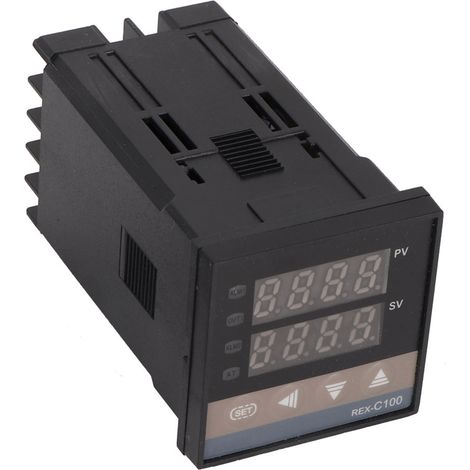 Digitaler PID-LED-Temperaturregler 0-400°C Thermostat-Kit AC110V-240V (1/5)