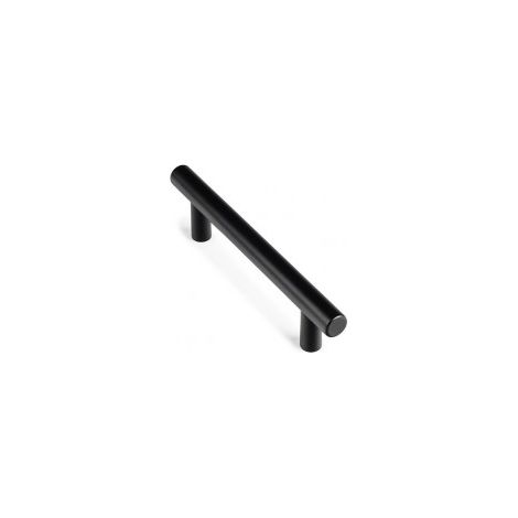 Tirador Rei 891h Negro Acero Inoxidable 4 Piezas