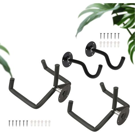2 x Gitarrenhalter Gitarren Wandhalterung Bass Halter Wand Halterung Ständer Ständer Gitarren Wandhalter für Gitarre Display