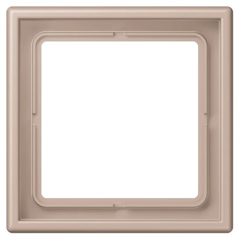 Jung Cadre 1x, LS 990, Duroplast laqué, ombre brûlée claire (32131), montage vertical et horizontal LC 981 240