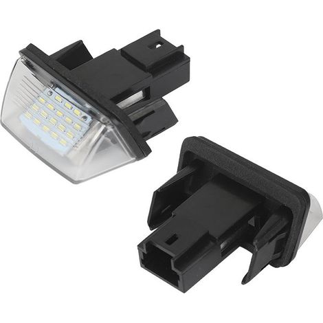 4er-Set LED-Kennzeichenbeleuchtung für Peugeot 206, 207, 306, 307, 308, 406, 407, 5008, Citroën C3, C4, C5, Berlingo, Saxo, Xsara 4D, 5D, CAN-Bus-fehlerfrei (1/5)