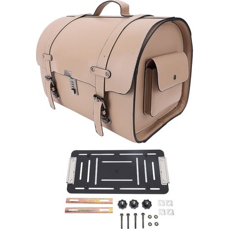 Sacoche queue moto 29.5L libération rapide étanche – Sac bagages arrière casque avec serrure combinaison, rangement (1/5)