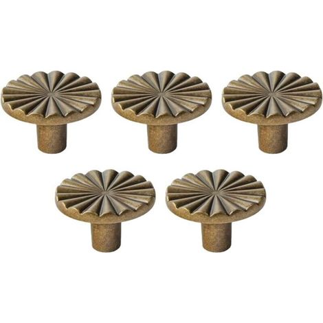Set mit 8 selbstklebenden Schubladengriffen - Selbstklebende Türgriffe - Möbelgriffe - Kein Bohren erforderlich - Zusätzliche Griffe (gold) (1/4)