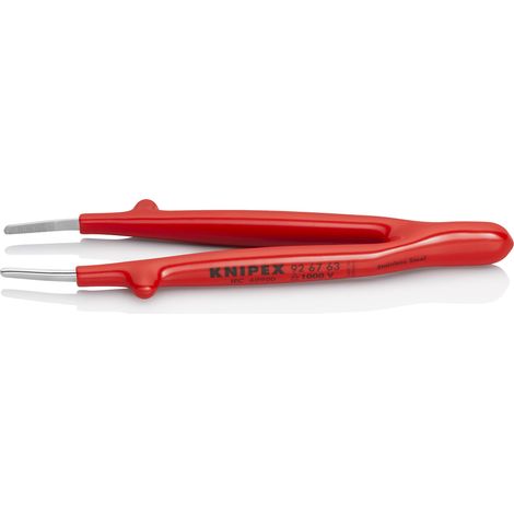KNIPEX 92 67 63 Pinzas universales aislados Aisladas por inmersión en plástico reforzado 145 mm