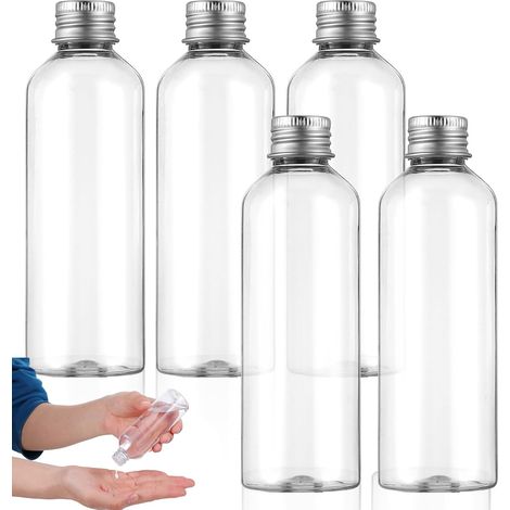 Flaconi da viaggio, 100 ml, flacone da viaggio vuoto, dispenser vuoto, flacone di plastica, flacone per lozione ricaricabile, formato da viaggio, contenitore per shampoo, lozione, balsamo, creme, cosm