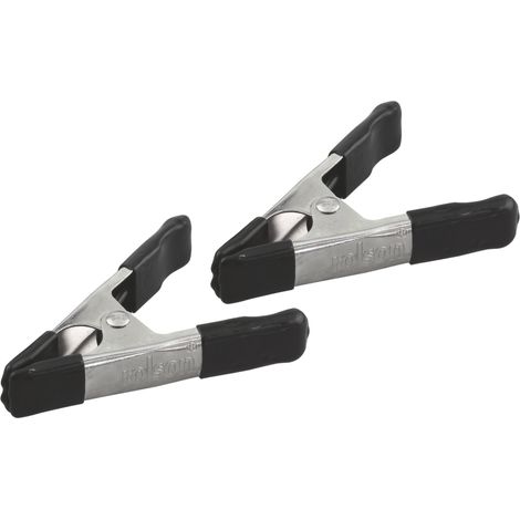 Rolson - Set di 2 pinze a molla, 100 mm