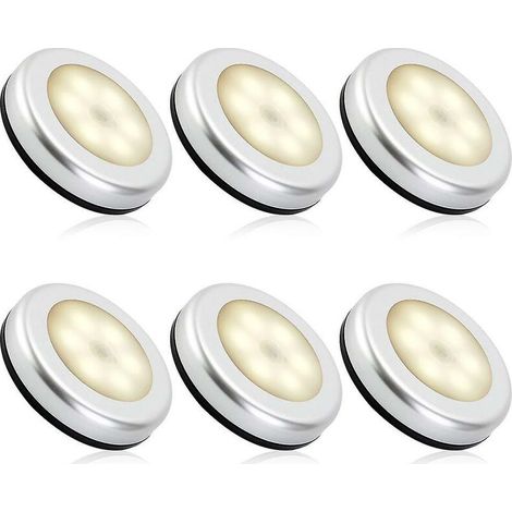 6pcs sensor light, led battery operated motion sensor for stairs