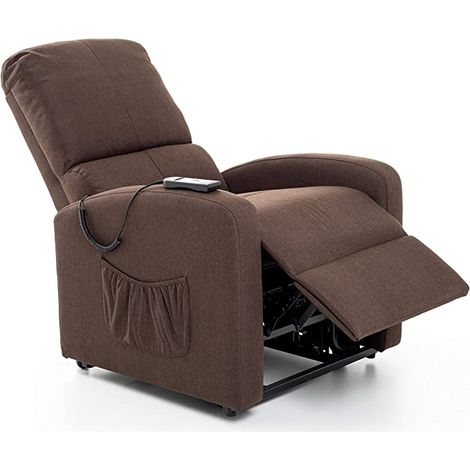 POLTRONA FIORELLA LIFT RELAX IN COLORE MARRONE (1/5)