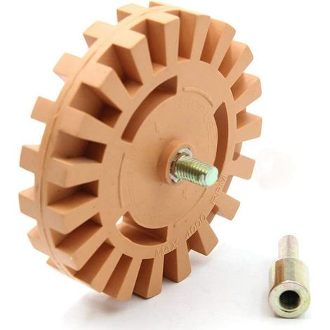 Gomme Carrosserie en Caoutchouc Disque Gomme Anti-usure Gomme Rayure Carrosserie à Diamètre de 10cm Roue de Gomme de Autocollant Gomme Rayure Voiture pour Voiture Autocollant Vinyle Graphique (1/5)