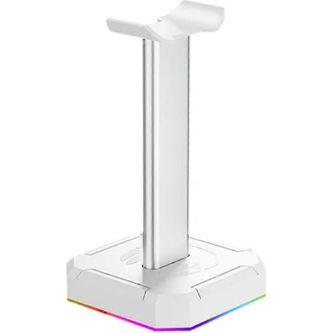 Support de casque audio avec rétroéclairage RGB, blanc (1/5)