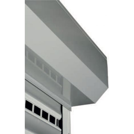 4M – Porte de garage enroulable alu gris RAL 7016 3m x 3,5m – Lame de 77mm – Moteur SOMFY ROLLIXO io – 2 télécommandes – Coffre monobloc (1/5)