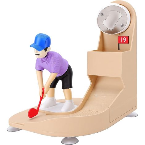 Unique 3D Printed Fun Golf Bottle Opener, Versatile Bottle Opener for Home Kitchen, Party Gadget Gift for Golf and Beer Lovers (Men) (1/5)