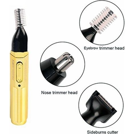 TrAdE Shop Traesio - Rasoio 3in1 Uomo Donna Depilatore Rifinitura Capelli Barba Ricaricabile Viaggio -