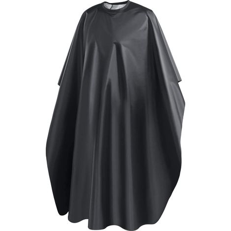 Cape de coiffure longue, tablier professionnel imperméable en nylon pour salon, robe de barbier pour coupe de cheveux. (1/5)