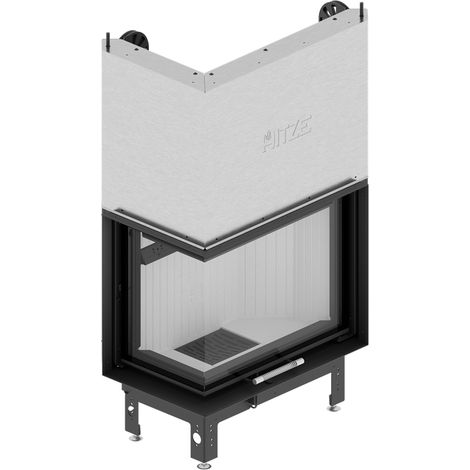 Kaminofen Hitze ALBERO AL16LG.HD 16 kW Kaminofeneinsatz Links Ofen Holzofen Kamin (1/5)