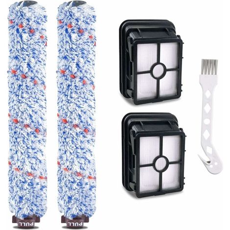 Filiyano-Accessoires et pièces détachées : 2 filtres et 2 brosses pour aspirateur eau et poussière 3 en 1 BISSELL 17132 Crosswave, brosse de rechange (1/5)