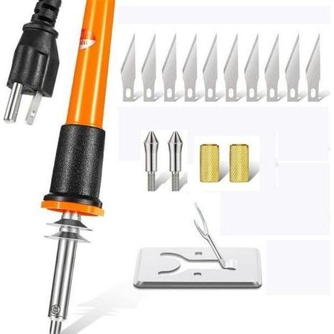 Couteau chauffant électrique multifonction pour couper le plastique, prise américaine (1/5)