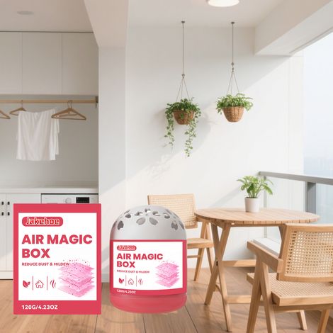 Air Magic Box – Langanhaltender Geruchsabsorber und Luftentfeuchter für Auto und Innenräume – 120 g -- BIEMMEDUE (1/5)