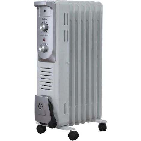 Fakir OR-07 Interior Gris 1500 W Radiador de aceite eléctrico