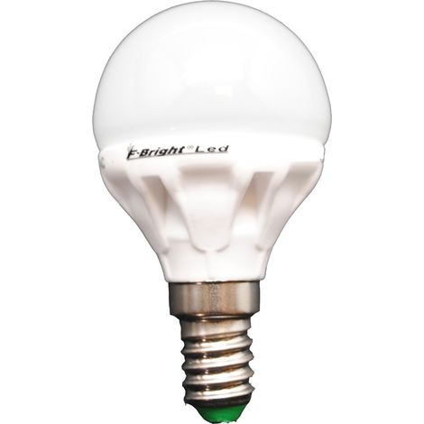 Bombilla LED Esférica Cerámica E14 Luz fría (5.2W) (1/2)