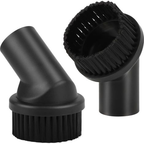 2 Pièces Brosses à Poussière 35 mm, Brosse Aspirateur Universel, Brosses d'Aspirateur Premium, Accessoires Aspirateur, Brosse à Poussière Aspirateur pour la Plupart des Marques (1/5)