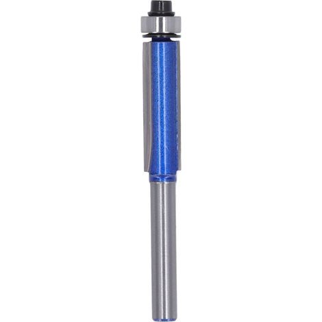 Professioneller, robuster und stabiler blauer Fasenfräser für die Holzbearbeitung, 6-mm-Schaft, 6 x 3/8 x 30 (1/5)