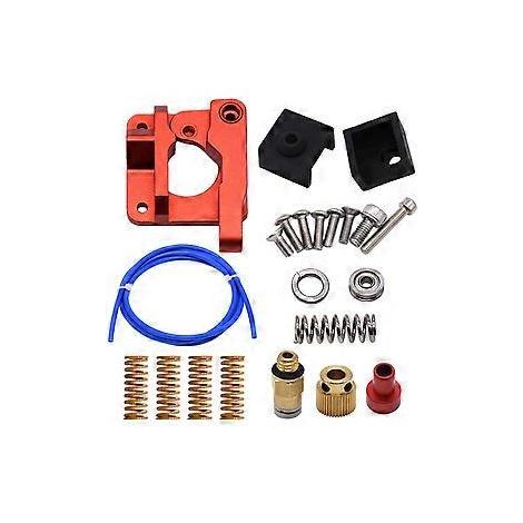 Upgrade Dual Gear Extruder mit Schlauch/Silikongehäuse/Federkit für CR10 CR10S 3D-Drucker-Extruder