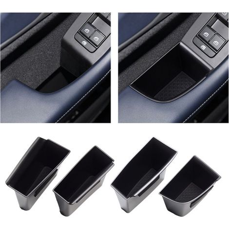 Boîte de rangement pour portière de voiture pour Mazda CX-30/Axela - ABS/PVC, 4 pièces, installation facile (1/5)