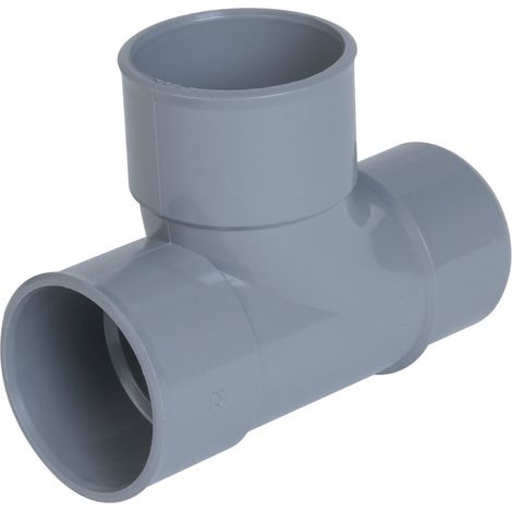 Té de pie de cabra PVC Drenaje 90° Macho-Hembra Ø32