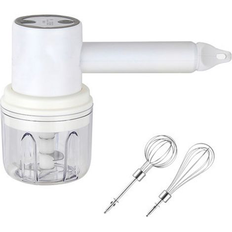 Mixeur électrique à main sans fil à 3 vitesses mixeur portable rechargeable par USB pour l'alimentation des bébés et la pâtisserie. (1/5)