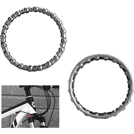 30 Pièces Roulement Cage a Bille Vélo Roulements pour Jeu de Direction Cages a Billes Roulements 40 mm Roulement à Billes Cages avec 20 Billes Cadre Fourche Avant Bead Headset pour Vélo de Mont (1/4)