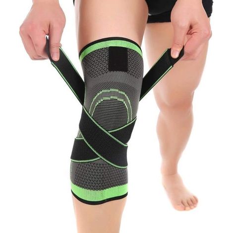 Rodillera profesional 3D - Rodillera deportiva - Vendaje para la rodilla - Banda de compresión - Rodillera para adultos - Talla XL (1/5)