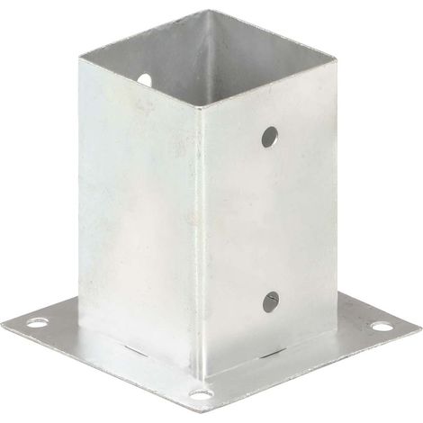 Maison Exclusive - Ancoraggi Pali 4 pz in Metallo Zincato 91 mm (1/5)