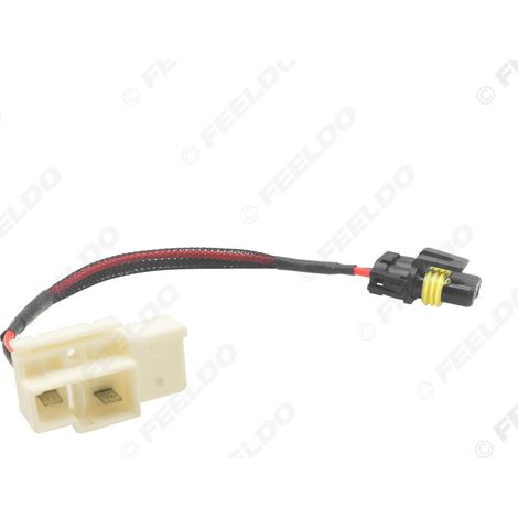 Adaptateur de prise pour ampoule de phare LED HID automobile compatible avec le support de ballast DENSO à 2 broches (9005).
