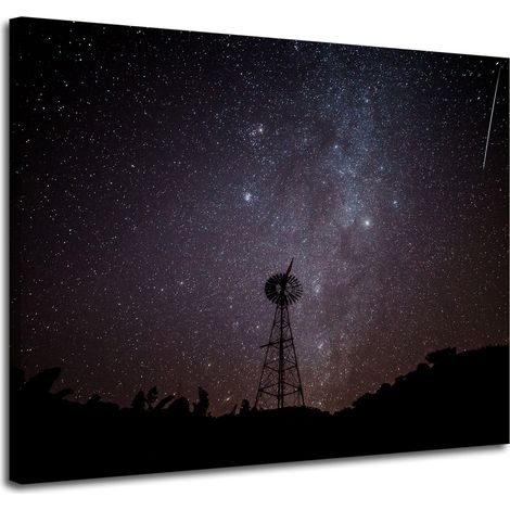 Leinwanddruck Weltraum-Sternschnuppe 100x80cm
