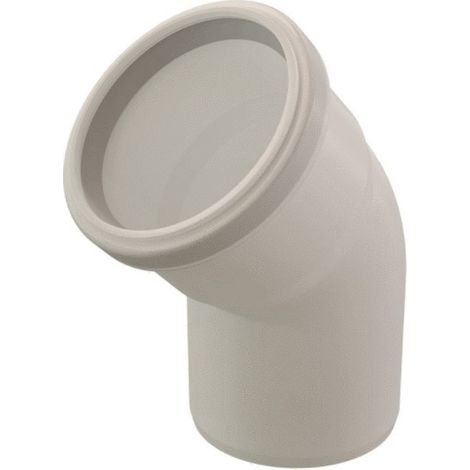 Coude 45° Chemilux condensation D80 PPTL + joint peroxyde - UBBINK - 222954 (1/7)