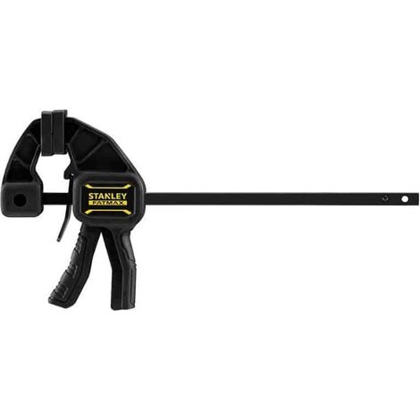 Serre-joint trigger Stanley – Capacité de serrage 15 kg – Longueur 120 mm – Pour bois dur et teck – Usage professionnel