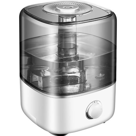 Humidificateur Top-Fill 5 L 28 dB – Ultrasonique, silencieux, buse 360°, pour bébé et plantes