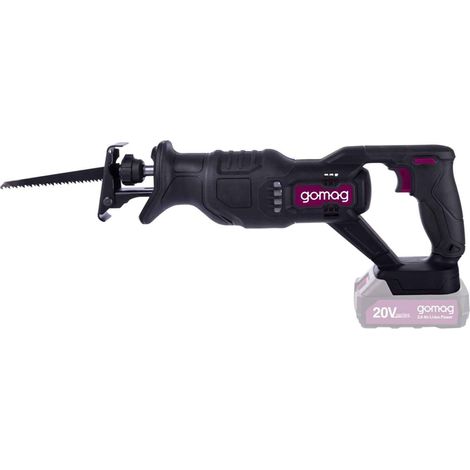 Gomag Akku-Säbelsäge GO-SBL100 20V Hub 20mm 2800SPM mit Sägeblatt für Holz (1/5)