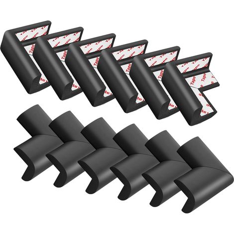 CCYKXAA 10 Pieces Table Corner Protectors Baby Safety, Rubber Corner Protectors, Baby Corner Protectors for Furniture Child Safety, for TV Cabinet, Desk, Walls (1/5)