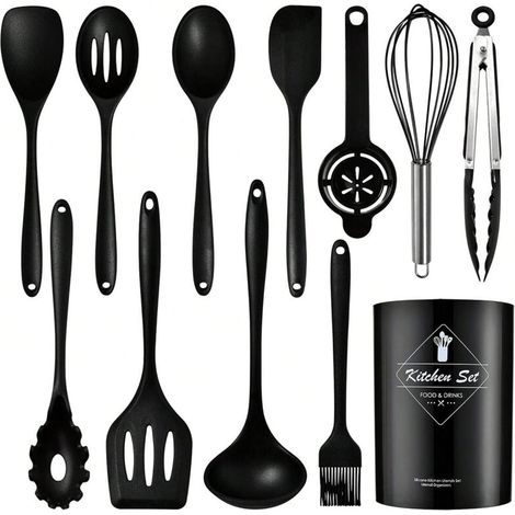Set di 15 pezzi di pentole antiaderenti in silicone, (1/3)