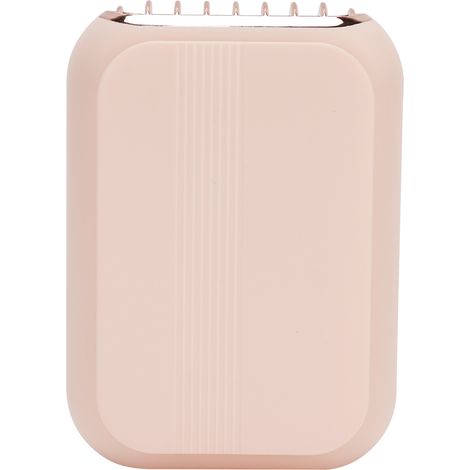 Mini-3-in-1-Nackenventilator zum Aufhängen mit USB-Anschluss, ohne Rotorblätter, für Zuhause und draußen, Rosa (1/5)