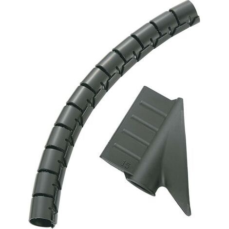TRU COMPONENTS 1593180 TC-MX-KLT15BK203 Spiralschlauch 15 mm (max) Schwarz 5 m (1/2)