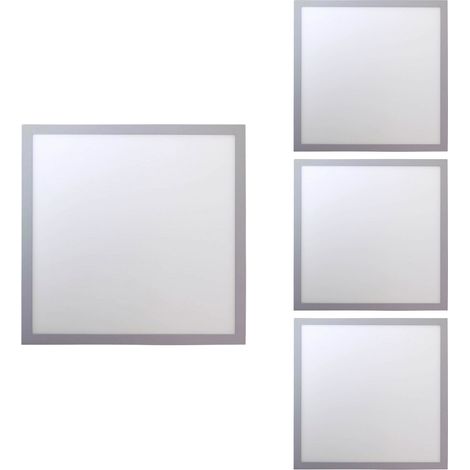 Pack 4 Downlights LED de Superficie Cuadrados 30W 3300lm 30x30cm (1/2)