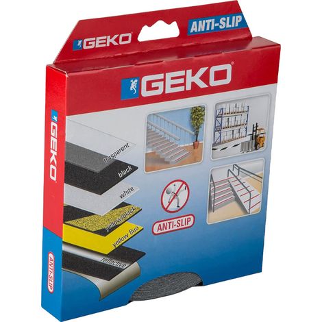 Nastro Adesivo Antisdrucciolo 25 mm x 18 mt GEKO Anti-Slip - Nero