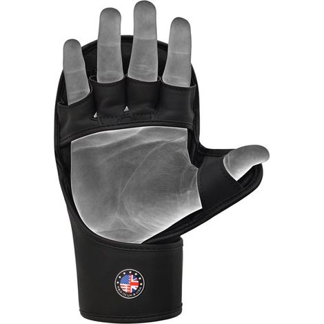Guantes de sparring RDX T17 Aura MMA Negro/Dorado XL (1/4)