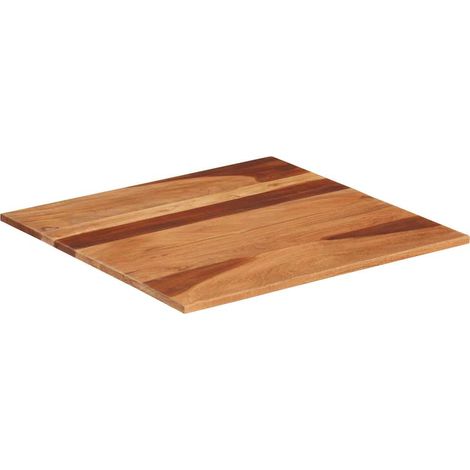 Dessus de table,Plateau de table,Dessus de bureau bois massif d'acacia 15-16 mm 60x60 cm CFW79714 (1/5)