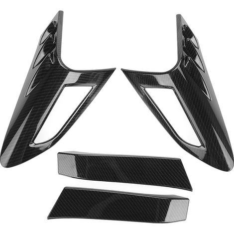 Copertura decorativa per fanale posteriore, 4 pezzi Finiture per fanali posteriori in stile fibra di carbonio per la sostituzione della decorazione dell'auto C-HR Base Sport Utility 2018 (1/4)